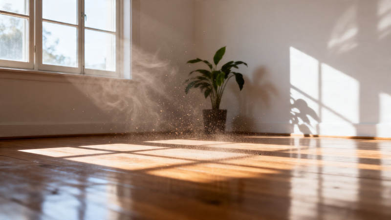 阳光洒落 尘埃飞舞静室图片