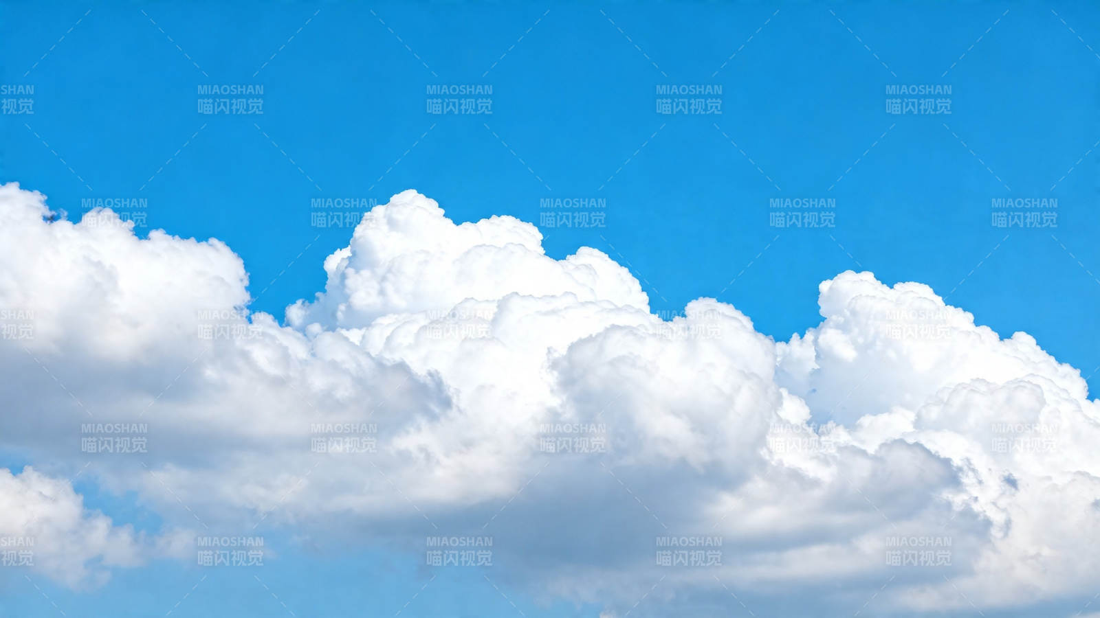 蓝天白云 晴空万里图片