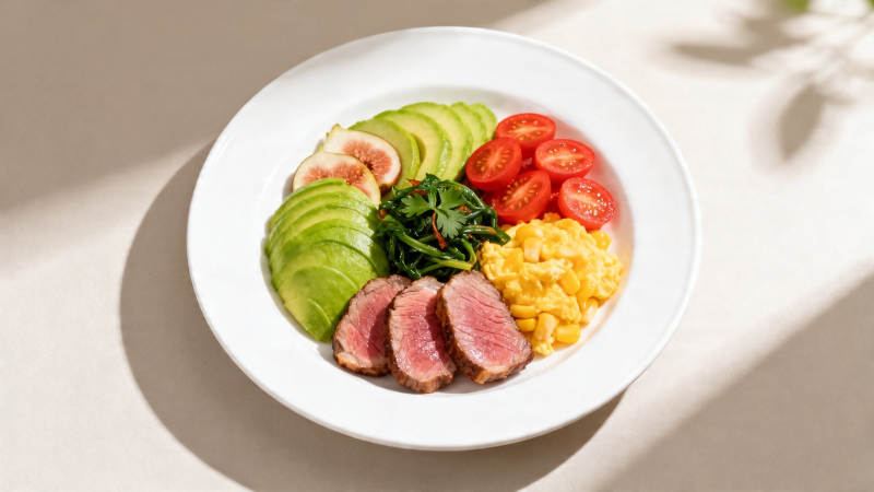 金枪鱼牛油果健康碗图片