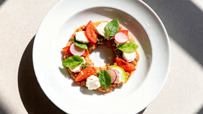 花环沙拉 清新可口图片