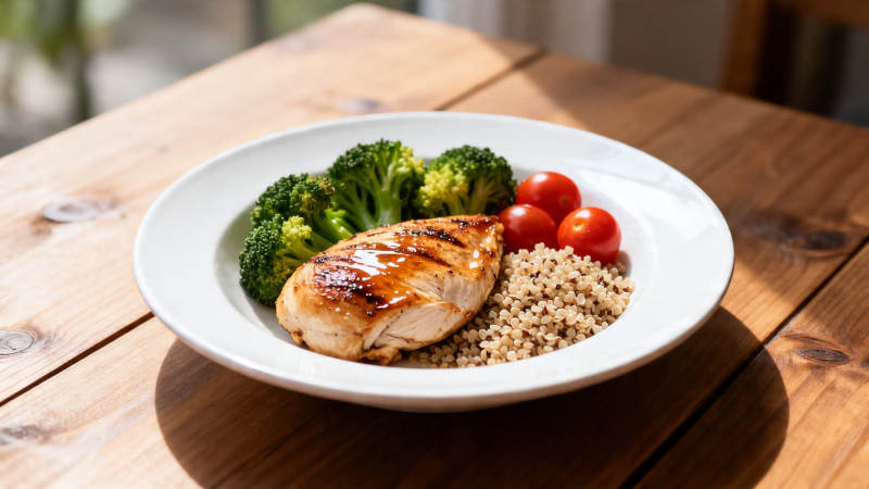 grilled chicken with图片