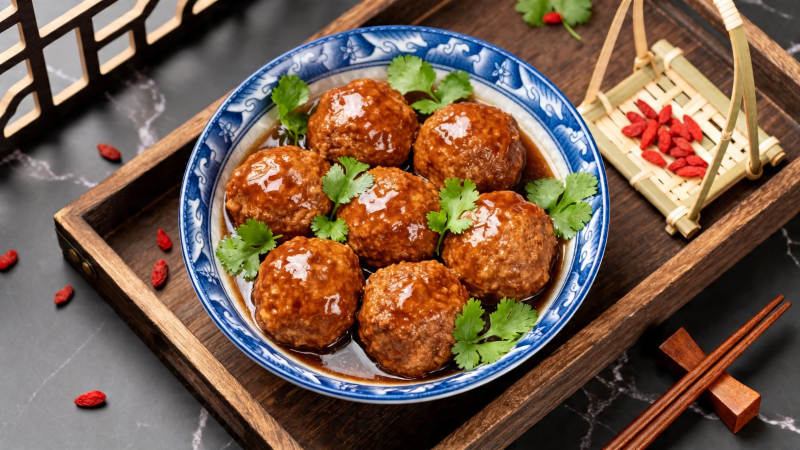 红烧狮子头 香浓诱人图片