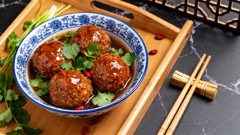 红烧狮子头 香浓诱人图片