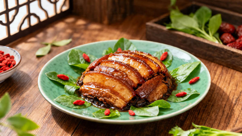 梅菜扣肉 香糯诱人图片