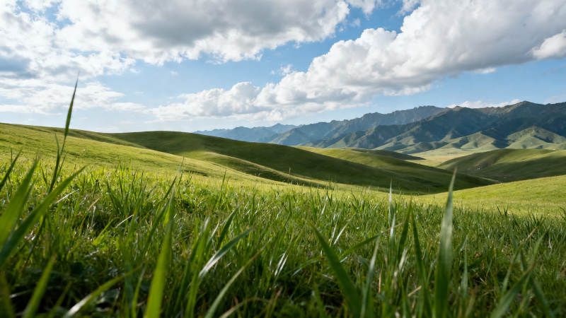 绿野千里 云绕青山图片