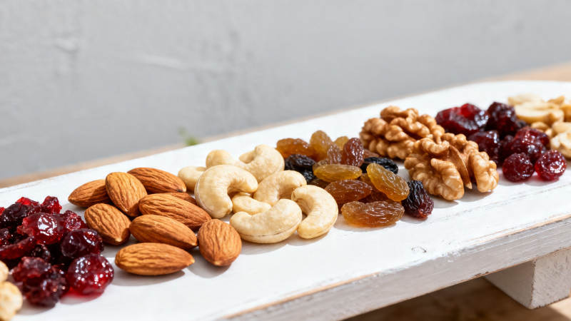 坚果果干拼盘 健康美味图片