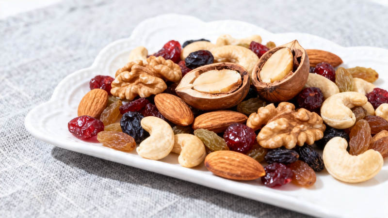 坚果果干混合拼盘图片