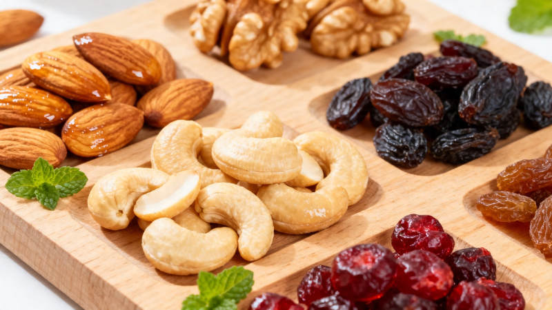 坚果果干拼盘 健康美味图片