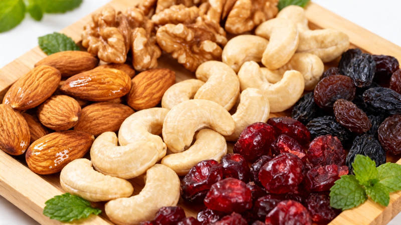 坚果果干拼盘 营养美味图片