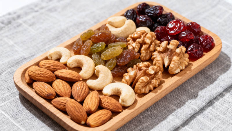坚果果干拼盘 健康美味图片