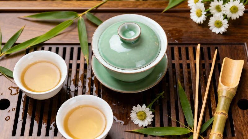 竹影茶香 清雅一品图片