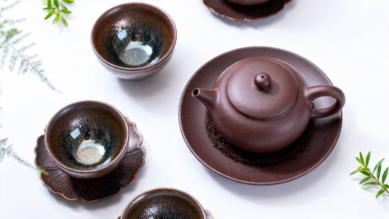紫砂茶具雅韵静美图片