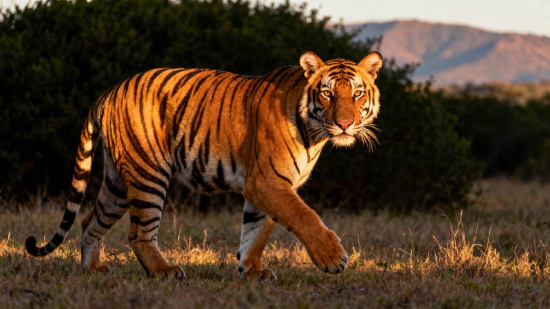 猛虎巡山 威风凛凛图片