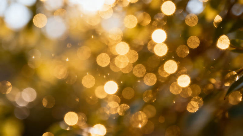 金色光斑梦幻背景图片