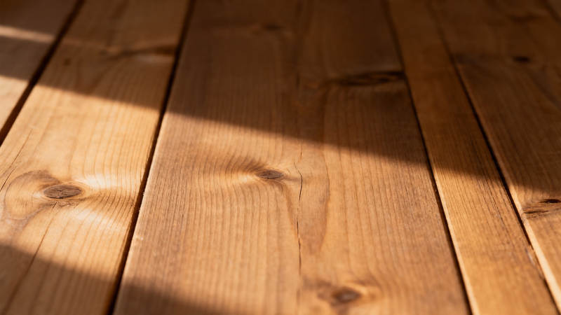 阳光木纹地板特写图片