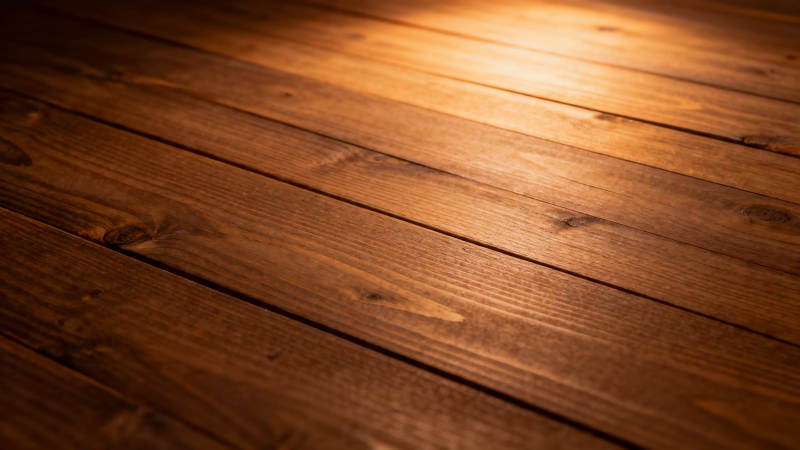 暖光下的木质地板纹理图片