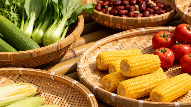 新鲜蔬果篮 丰收好滋味图片