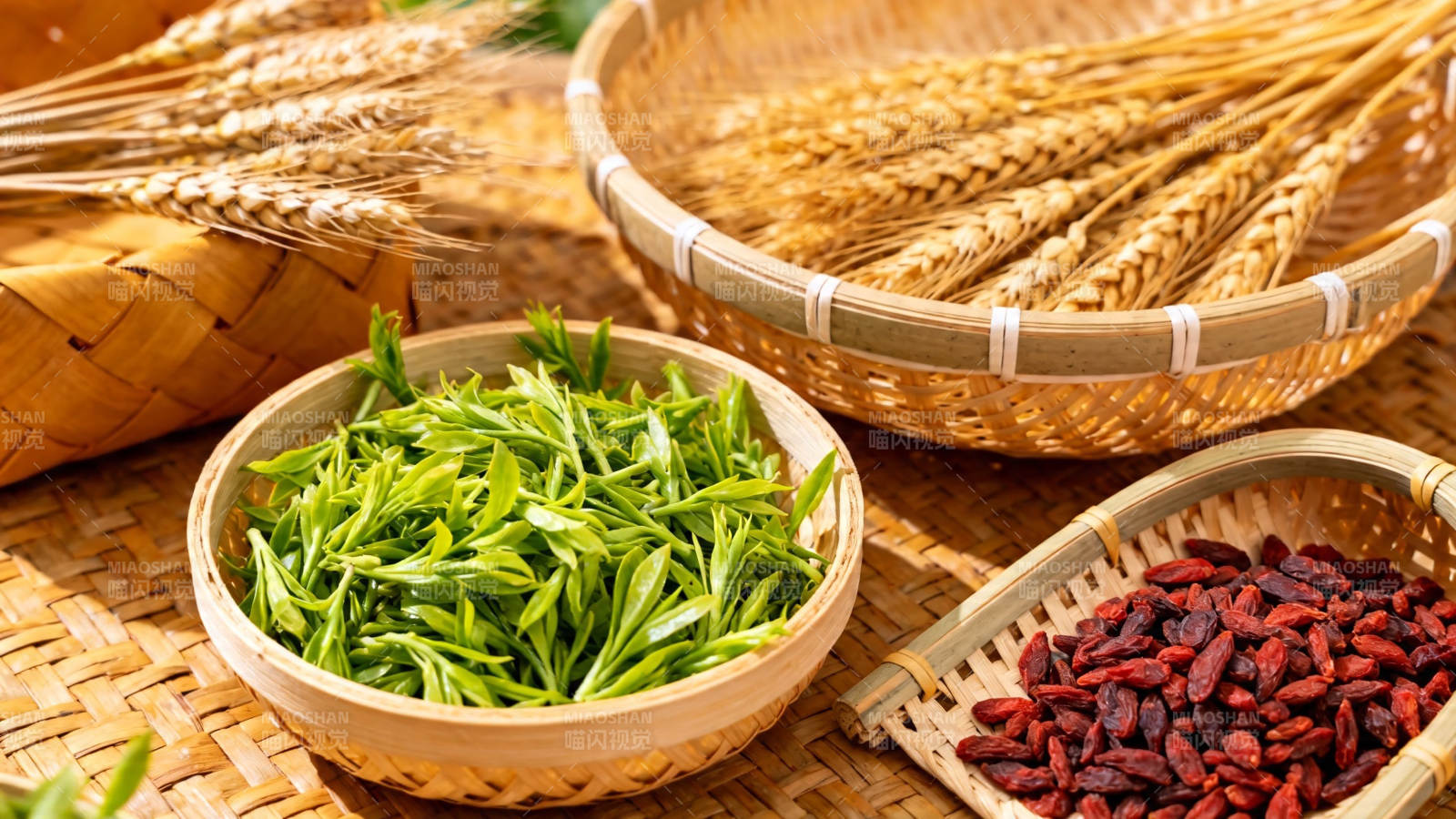 茶粮枸杞 天然养生三宝图片