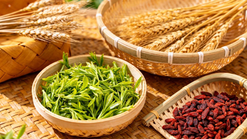 茶粮枸杞 天然养生三宝图片