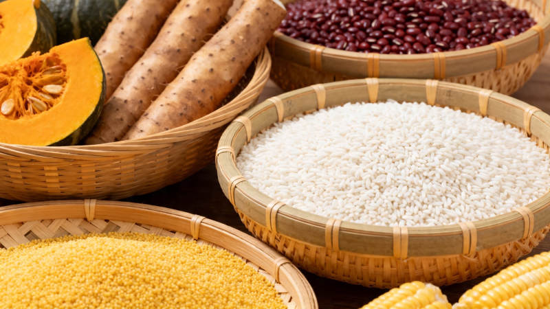 五谷丰登 粗粮养生篮图片