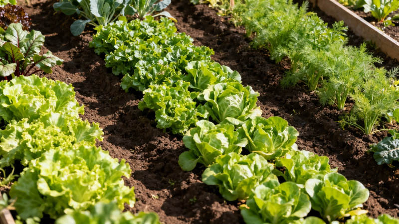 菜园绿意盎然 生机勃勃图片