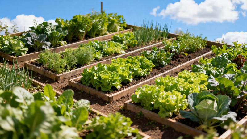 阳光菜园 绿意盎然图片