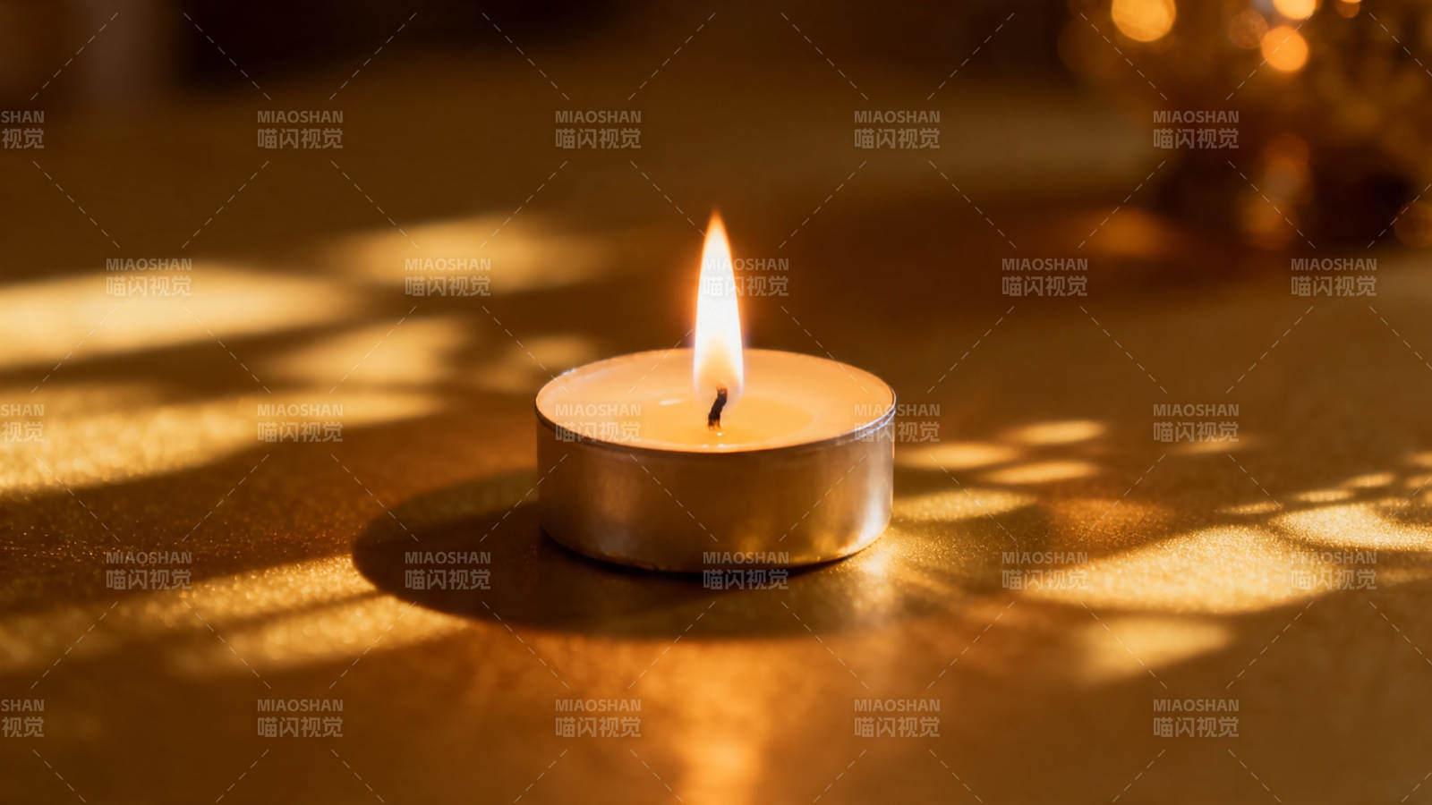 烛光暖影 静谧时光图片