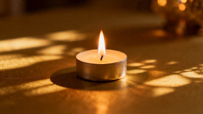 烛光暖影 静谧时光图片