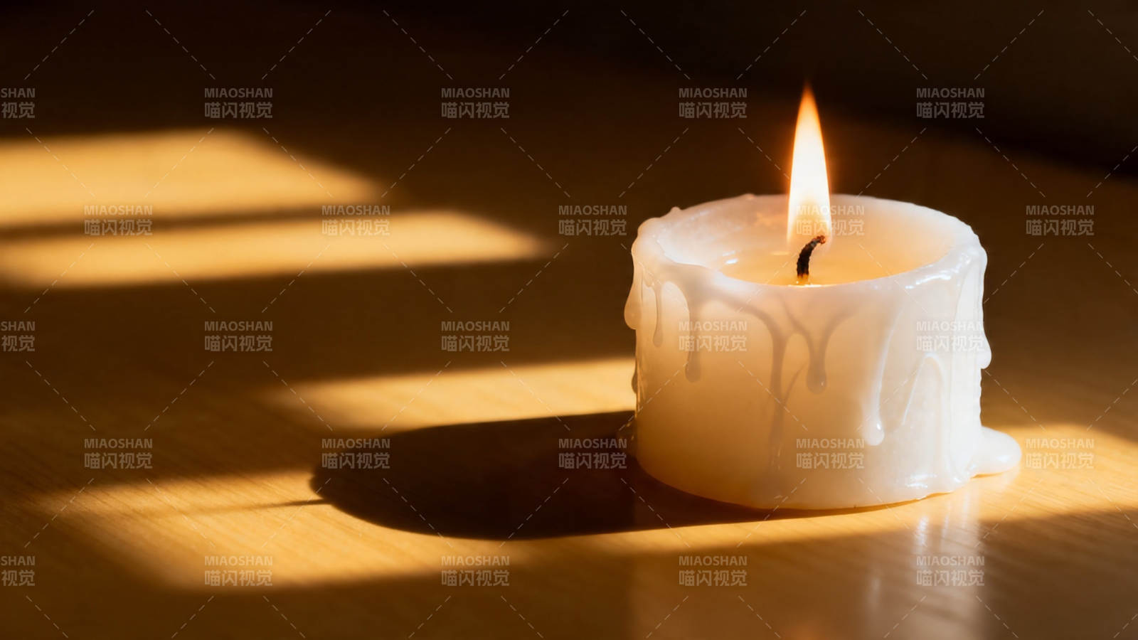 烛光映影 静暖时光图片