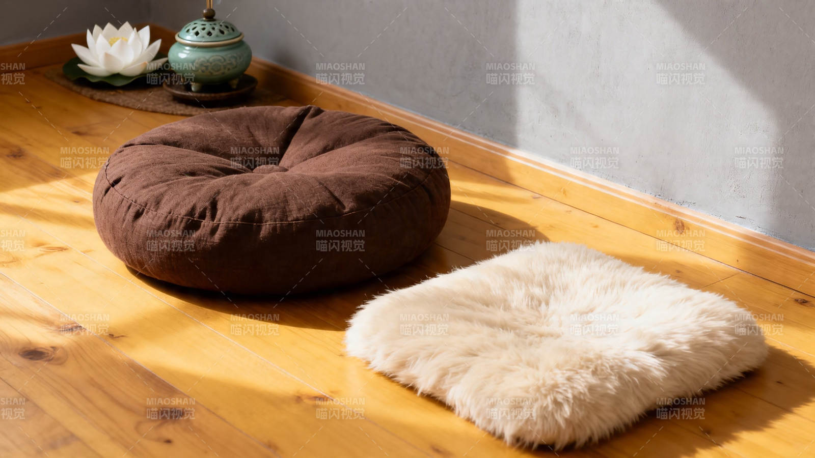 禅意坐垫 静享时光图片