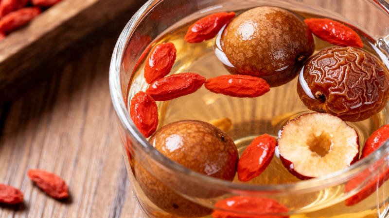 枸杞红枣养生茶图片