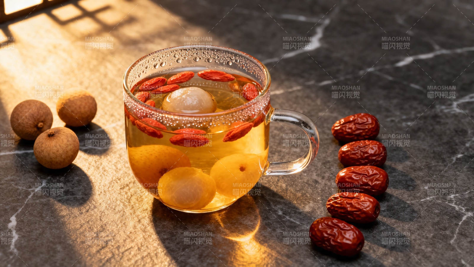 桂圆红枣枸杞茶图片