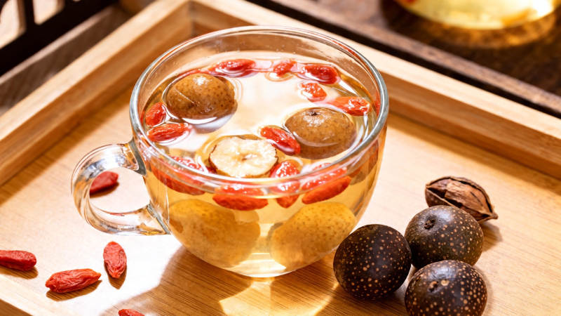 养生茶 枸杞桂圆红枣汤图片