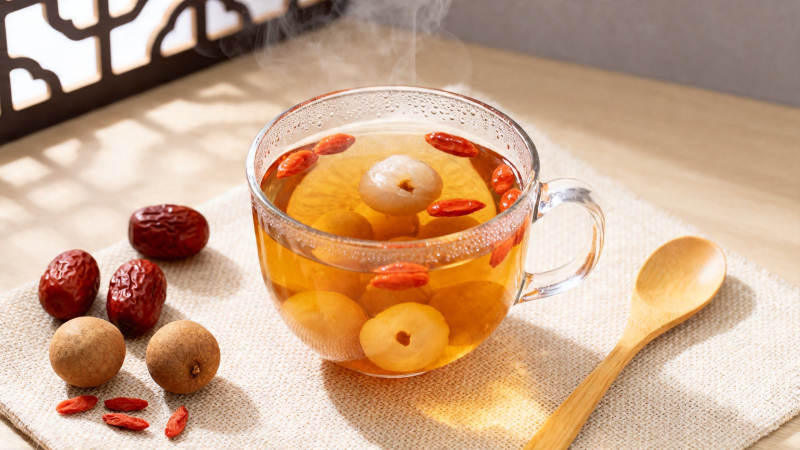养生茶 红枣枸杞桂圆汤图片