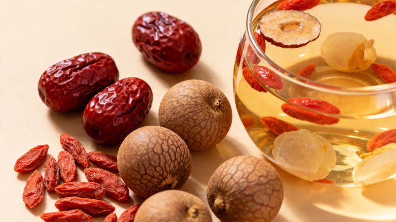 红枣枸杞桂圆养生茶图片