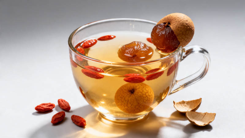 桂圆枸杞茶 养生暖身饮图片