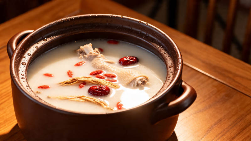 滋补鸡汤 暖身养颜佳品图片