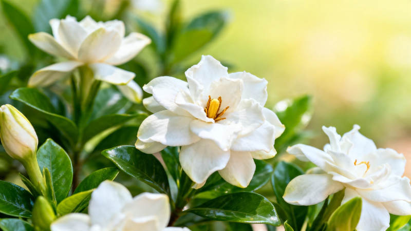 栀子花开 洁白芬芳图片