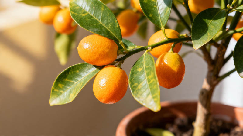 盆栽金桔 硕果累累迎阳光图片