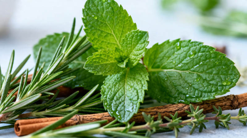 香草荟萃 薄荷迷迭香肉桂图片