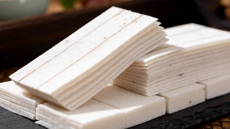 云片糕 层层叠叠如云絮图片