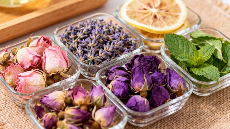 花草茶原料精选展示图片