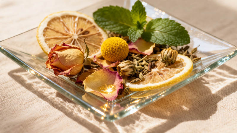 花果茶原料 清新自然香图片