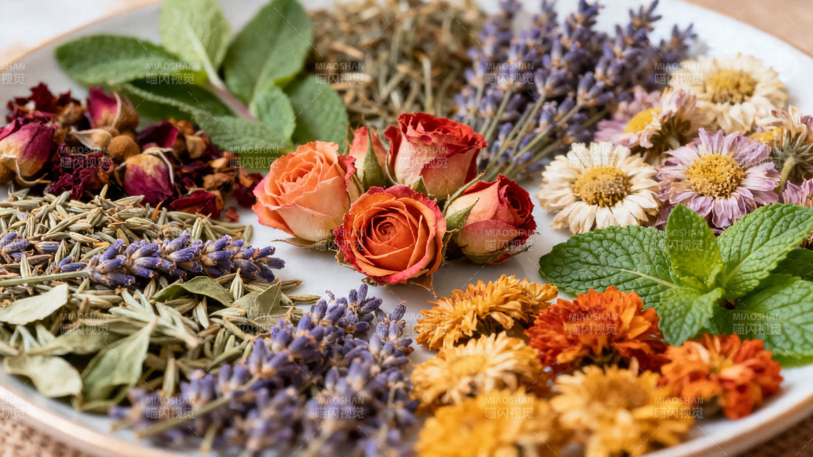 花草茶原料精选展示图片