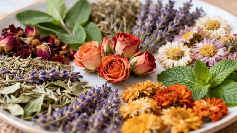 花草茶原料精选展示图片