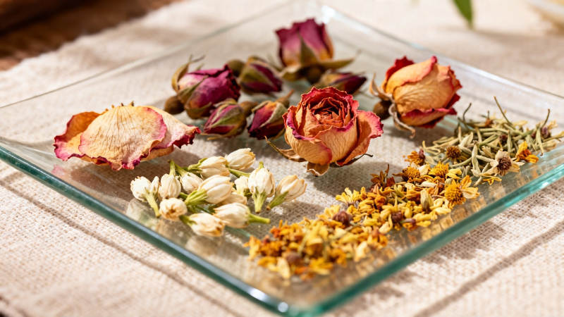 干花拼盘 静谧雅致图片