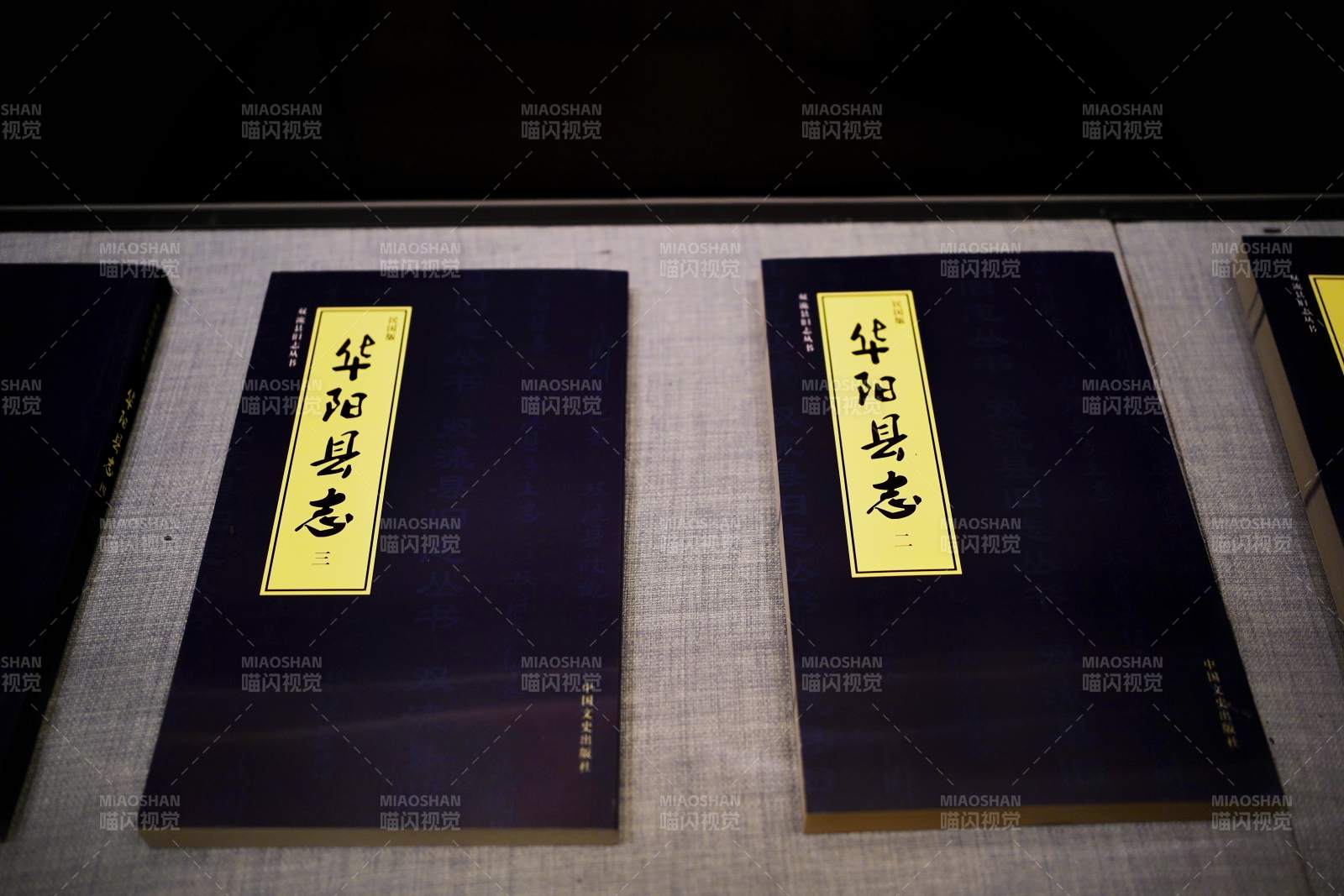 华阳县志 古籍陈列展示图片