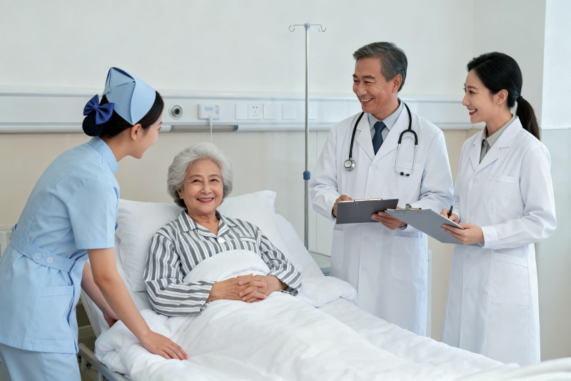 医患温馨查房时刻图片