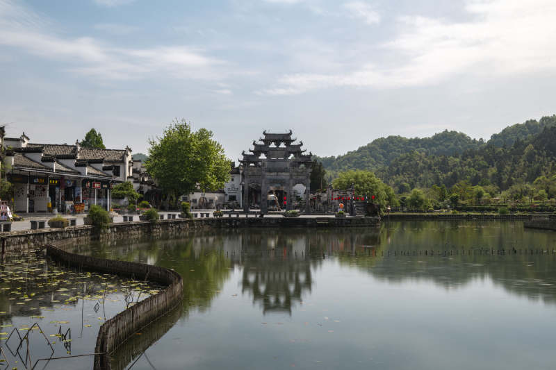 古村水影 徽韵悠然图片