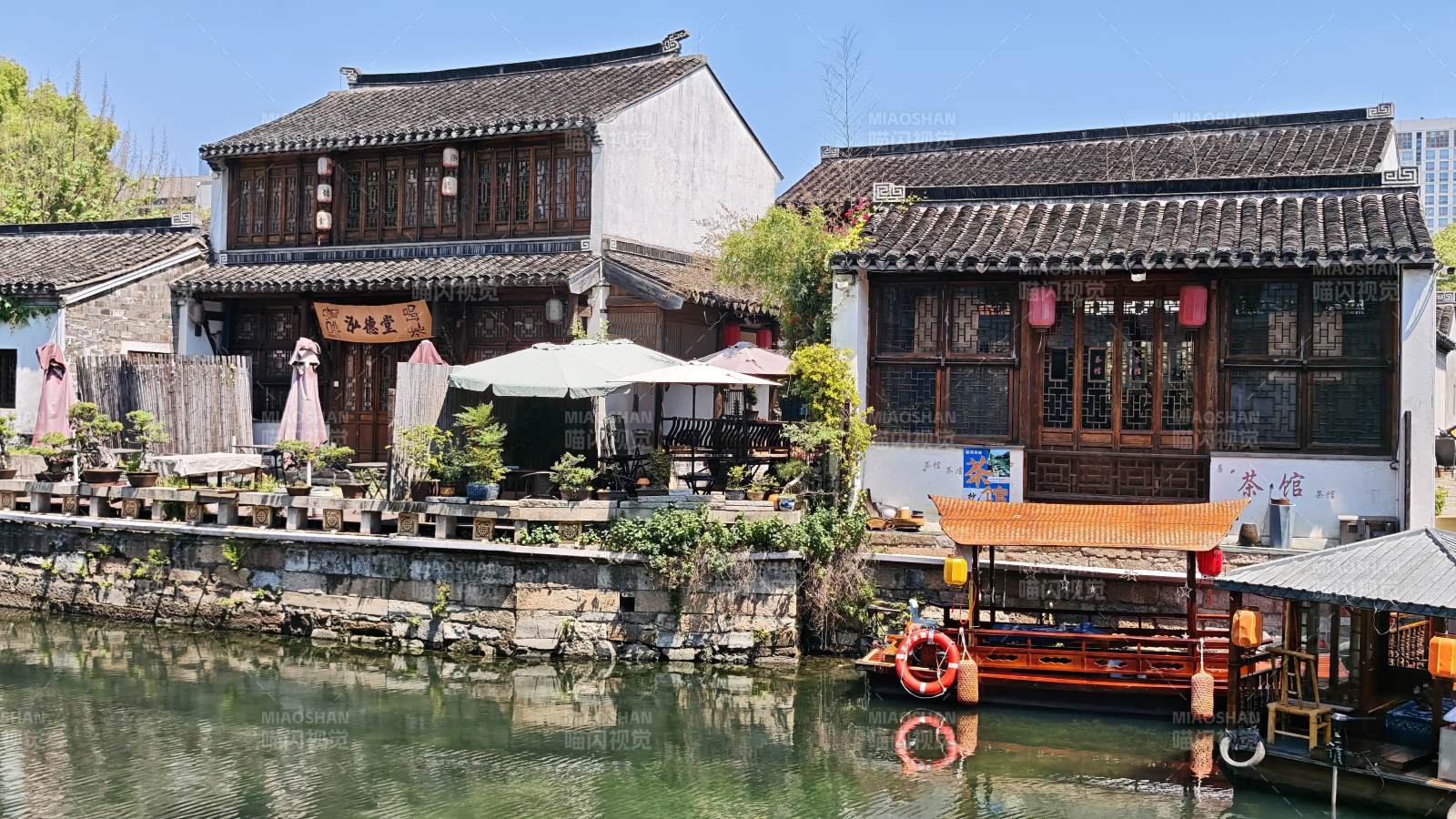 江南水乡古韵悠长，常州青果巷和东下塘之间图片